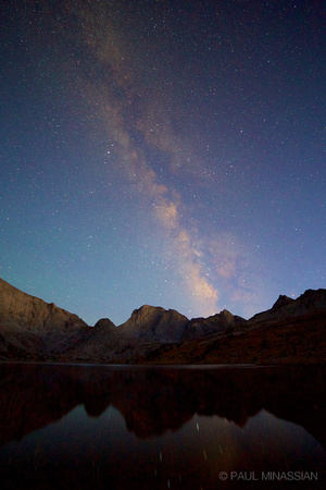Milky Way over Deep Lake