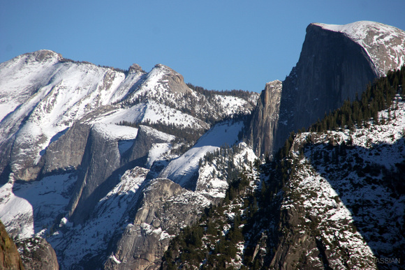 Half Dome from across the Valley