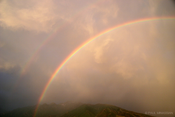 Lone Peak Double Rainbow