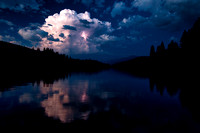 Lighting over Hume Lake