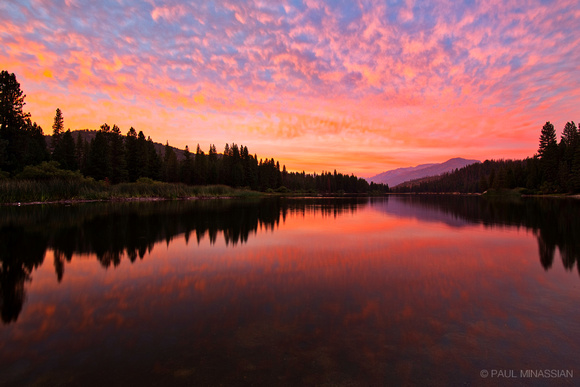 Summer Sunset at Hume Lake