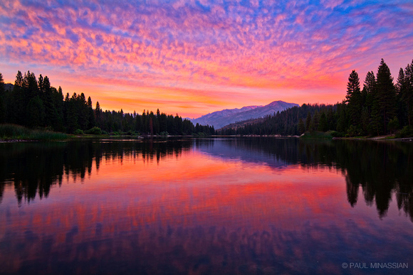 Late August Sunset at Hume Lake