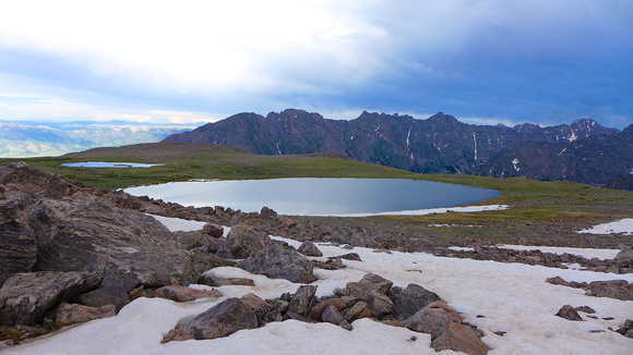 The bench that holds Dora Lake.